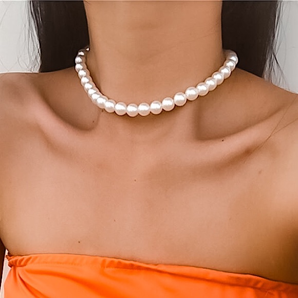 ⚜️𝟯𝟬%𝗢𝗙𝗙 𝗯𝘂𝗻𝗱𝗹𝗲𝘀 𝟯+⚜️ NEW Large Pearl Beaded Necklace - Picture 7 of 10